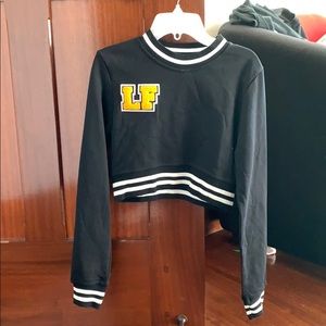 Super fun cropped LF the brand sweater